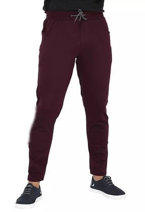 PHPL Boldfit Track Pant for Men Slim Fit Maroon Extra Small Size Seventy Five