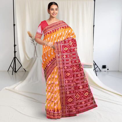 Floral Design Khandua Silk Saree Floral Design Khandua Silk Saree