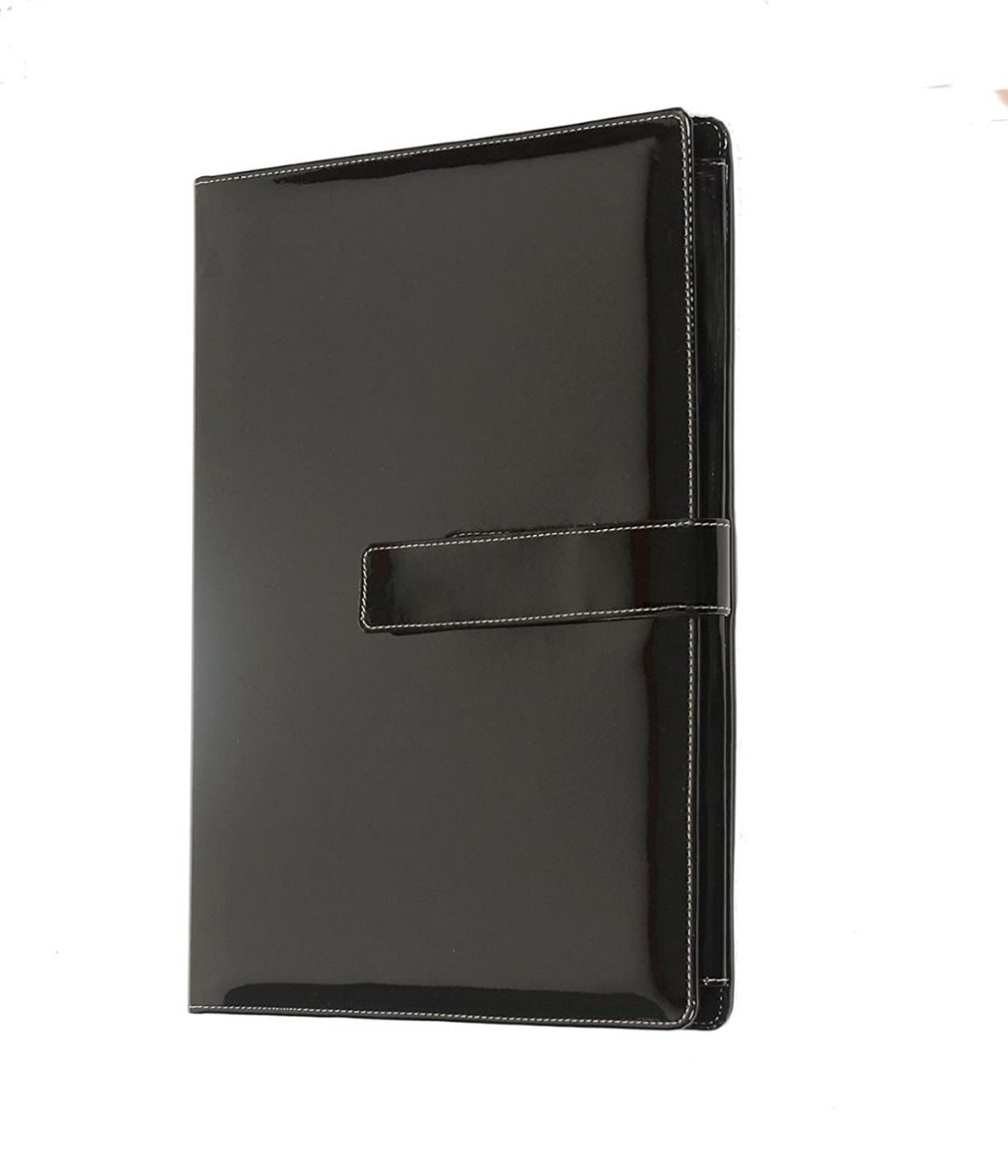 Sukeshcraft Black Patent Pu Dak File Folder