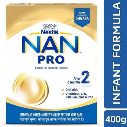 Nan Pro 2 Infant Follow-up Formula Powder 6 months + 400 g