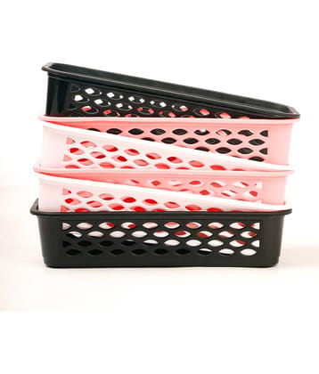 Anshri Multicolor Plastic Storage Racks ( Pack of 1 )