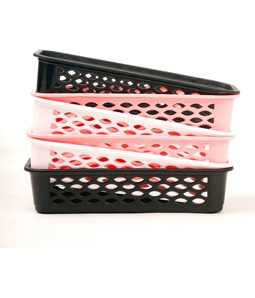 Anshri Multicolor Plastic Storage Racks ( Pack of 1 )