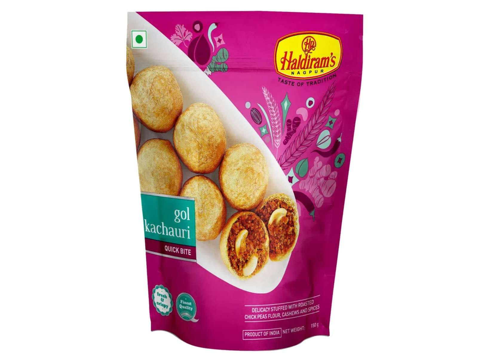 Haldiram Gol Kachauri 200 Gm - Pack of 20