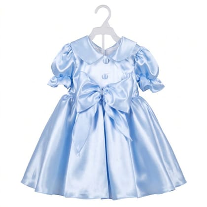 KIDS SATIN PRINCESS PARTY DRESS