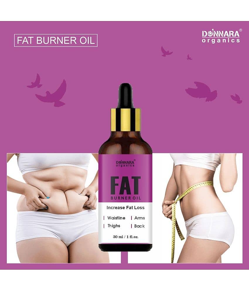 Donnara Organics Fat Burner Oil For Thighs, Waist Shaping & Firming Oil 30 mL