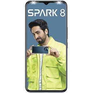 Tecno Spark 8 (Atlantic Blue, 32 GB) (3 GB RAM)