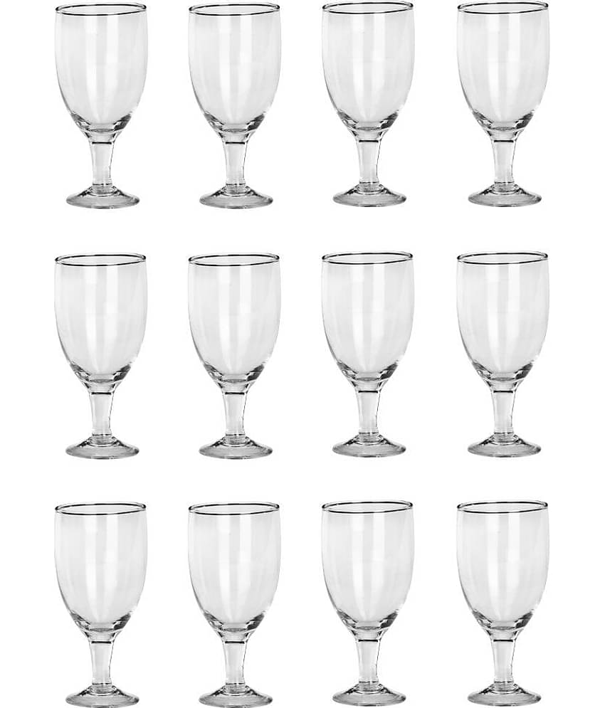 Afast Wine  Glasses Set,  180 ML - (Pack Of 12)
