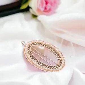 Women Gold-Toned Beaded Bumpit Hair Pin