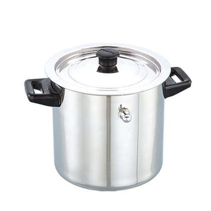 Expresso Stainless Steel Milk Boiler with Lid, Heavy Gauge, Gas Stove & InductionCompatible Expresso Stainless Steel Milk Boiler with Lid, Heavy Gauge, Gas Stove & InductionCompatible