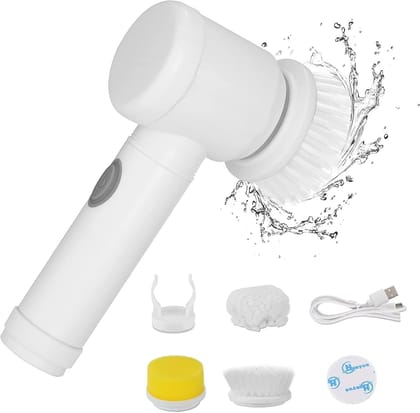5 in 1 Magic Brush Nylon Bathtub Electric Multi-Functional Household Tools