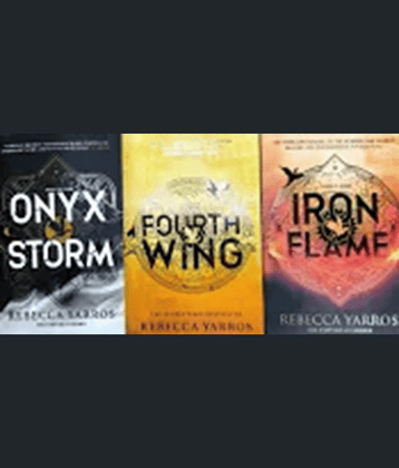(3BOOK SET ) ONYX STORM&FOURTH WING & IRON FLAME by  Rebecca Yarros  (PAPERBACK)