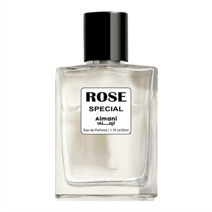 Aimani Rose Special Perfume | Elegant Floral Scent | Premium Eau de Parfum for Women - 50ml