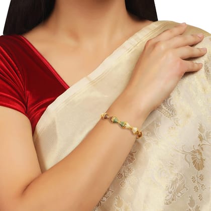 Traditional Multicolor Meenakari Kada 2 Pcs