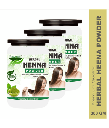 rawmest Henna For Healthy & Shiny Hair Herbal Henna 300 g Pack of 3