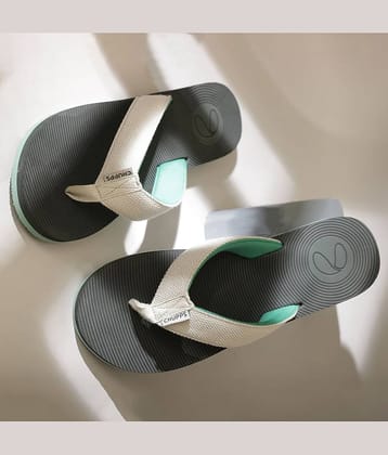CHUPPS Light Grey Men's Slide Flip Flop