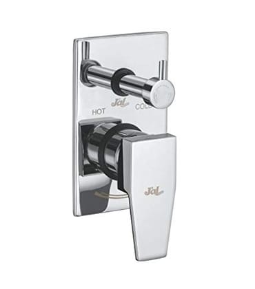 Nalini Pro Black Exposed parts of Single Lever Concealed Divertor Mixer 6 Outlets