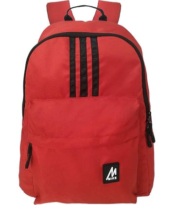 MIKE Red 24Litres  School Bag for Boys & Girls