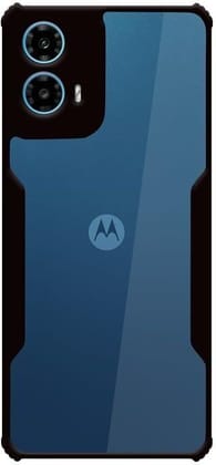 PLUGTECH Slim Shockproof Case | Matte Black Soft | Drop Protection | Precise Cutouts | Premium Mobile Cover for Moto G34, Moto G45