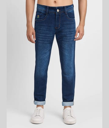 plounge Slim Fit Dyed Men's Jeans - Blue ( Pack of 1 )