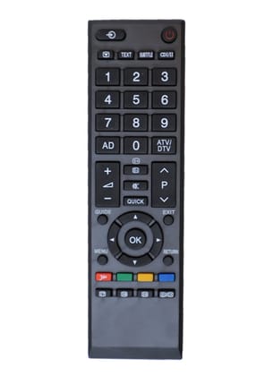 LCD-LED Remote No. 90334, Compatible with Toshiba LCD-LED TV Remote Control-Old Remote Functions Must Be Exactly Same (Color Multicolor)