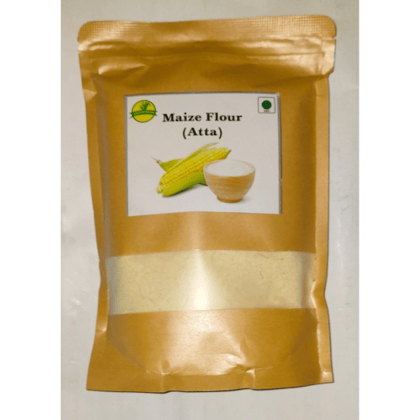 Pure Maize Flour (Atta) - Fresh Corn Flour for Healthy Cooking - 800gm - 800 gm