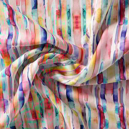 Watercolor Stripe-Cotton