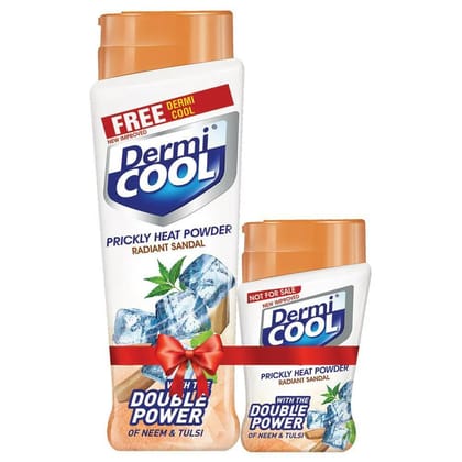 Dermicool Radiant Sandal Prickly Heat Powder 150 g