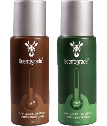 Scentigrade Perfume Long Lasting 55 150ml + Long Lasting 25 150ml (Pack of 2)