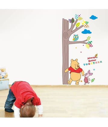Decor Villa Pooh And Piglet Cartoon Characters Cartoon Characters PVC Sticker