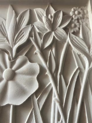 Nagma-Wooden Mounted Stone Panel (Can be customised to size & design)