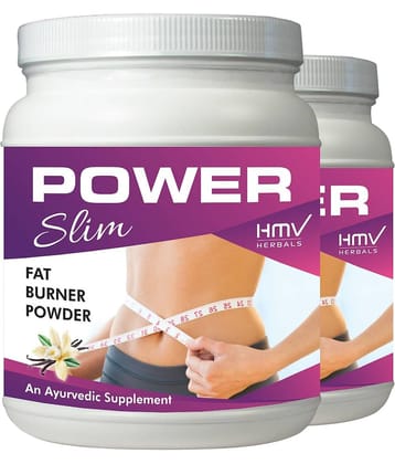 Hmv Herbals Power Slim- Herbal Fat Cutter Vanilla Powder 200 Gm Pack of 2