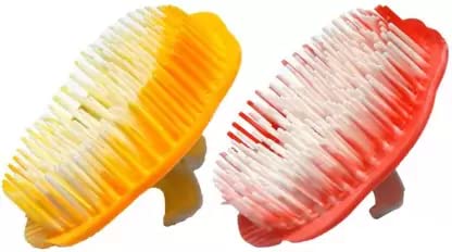 Elecsera Flexible Finger comb Shampoo Massager Comb