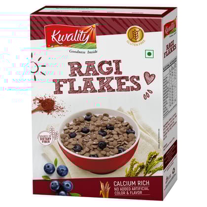 Kwality Ragi Flakes Box (375 g)