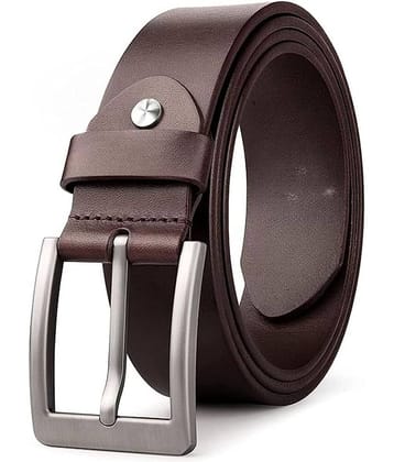 Creature - Brown Leather Men's Formal Belt ( Pack of 1 )