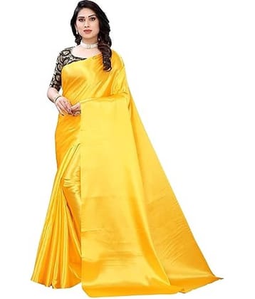 Aika Banarasi Silk Embellished Saree With Unstitched Blouse Piece ( Black )