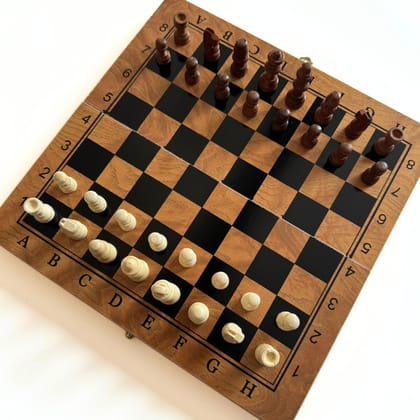 Wooden Chess Board 3-in-1 T-555