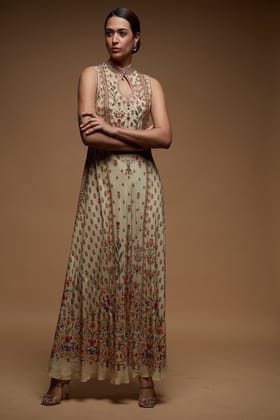 Beige Color Gown-XS