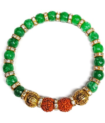 DAIVYA WELLNESS - Green Bracelet ( Pack of 1 )