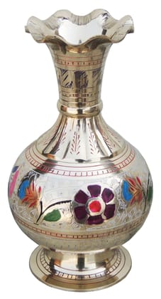 Brass Home & Garden Decorative Flower Pot, Vase - 4.5*6.8*7.8 Inch (F577 A)