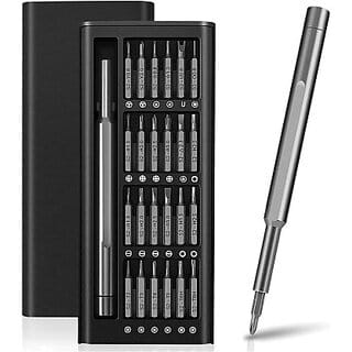 (Set of 24) Magnetic Precision Screwdriver Set with Ergonomic Handle & Portable Case | Multi-Head Pocket Tool Kit for DIY