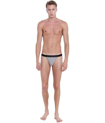La Intimo Pack of 1 Cotton Briefs For Men's ( Light Grey )