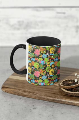 Retro Jungle Party Coffee Mug (8 Colours)