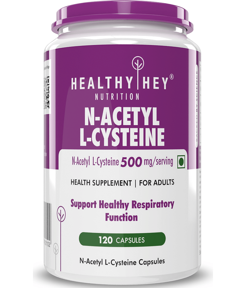 HEALTHYHEY NUTRITION N-Acetyl L-Cysteine  120 Veg. Capsules 500 mg
