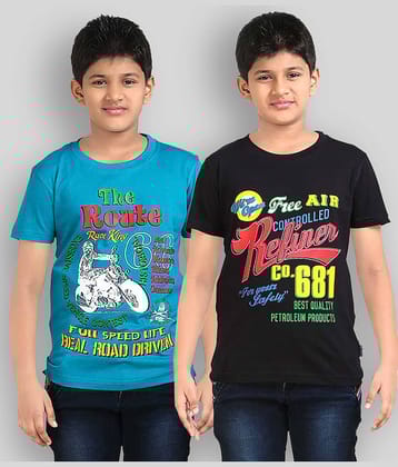 Dongli Pack of 3 Boys Cotton T-Shirt ( Multicolor )