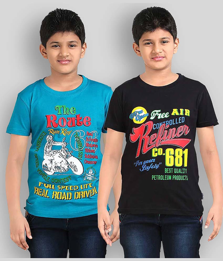 Dongli Pack of 3 Boys Cotton T-Shirt ( Multicolor )