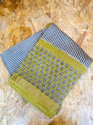 Pure Maheshwari saree bagru print.
