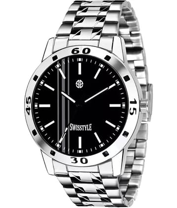 Swisstyle Silver Stainless Steel Analog Men's Watch