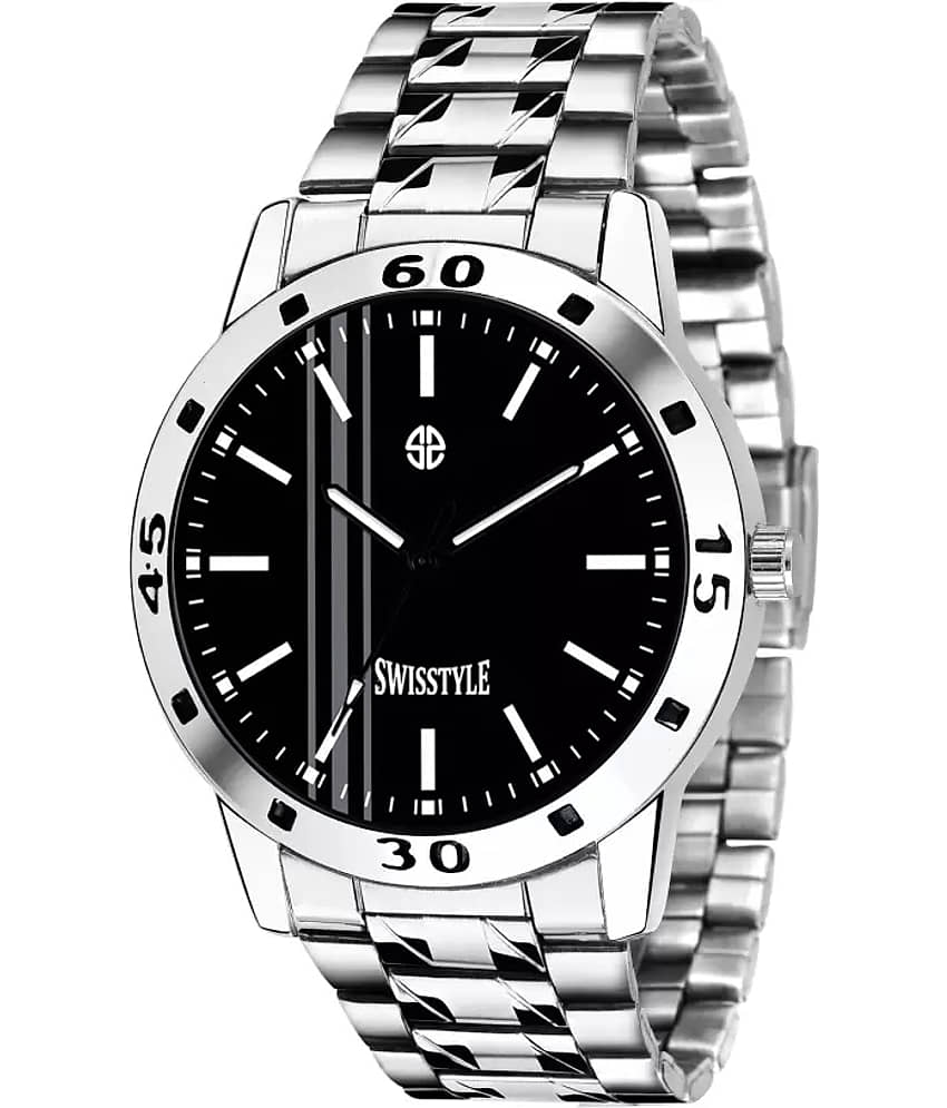 Swisstyle Silver Stainless Steel Analog Men's Watch