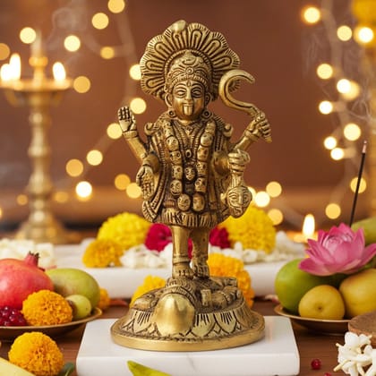 Brass Showpiece Kali Maa God Idol Statue (BSMAS1599 C)