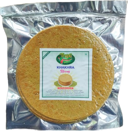 Trupti Udyog Moong Khakhra (1kg, 6 Pieces) | Moong Dal Enriched Roasted Crisps | Protein Packed Healthy Snack | Light & Crunchy